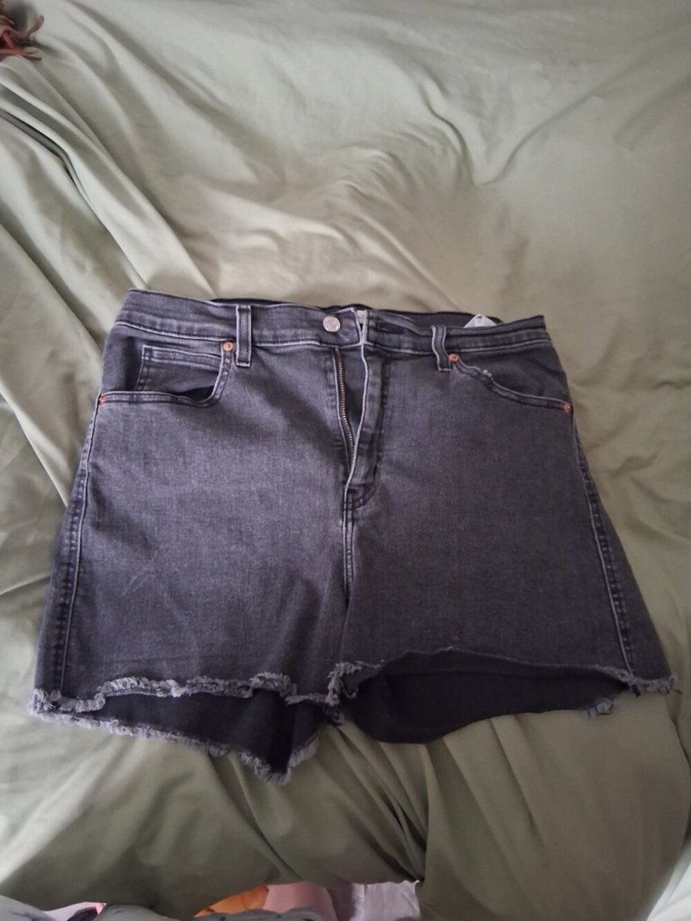 Title: Levi Strauss Signature Heritage High-Rise Denim Shorts Size 12 W31